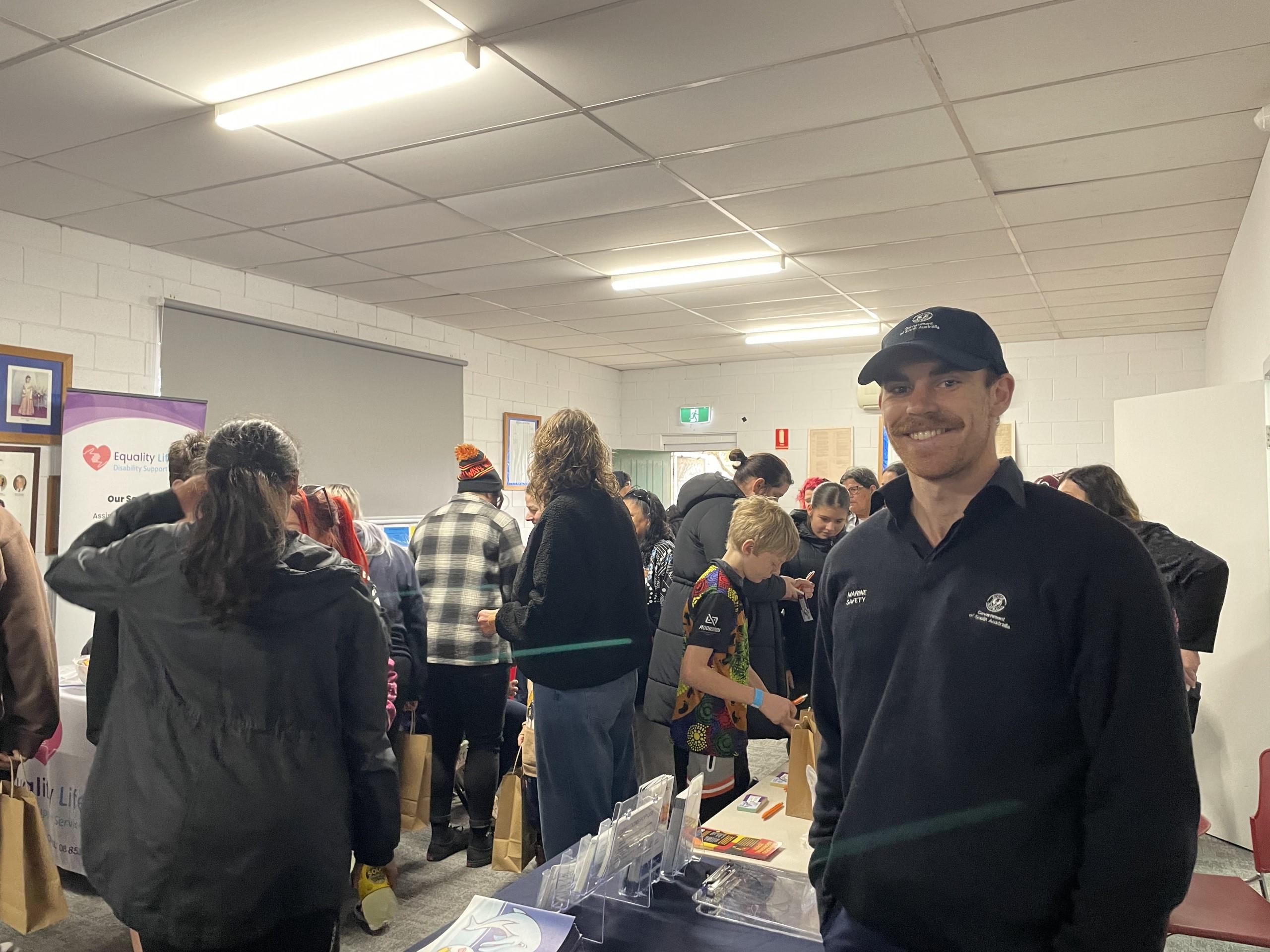 Pictured is Nash who is a Marine Safety Officer enjoying his time at National Aborigional and Islanders Day Observance Committee (NAIDOC) week festival.