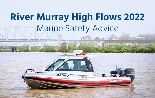 Marine Safety Boat on the River Murray 